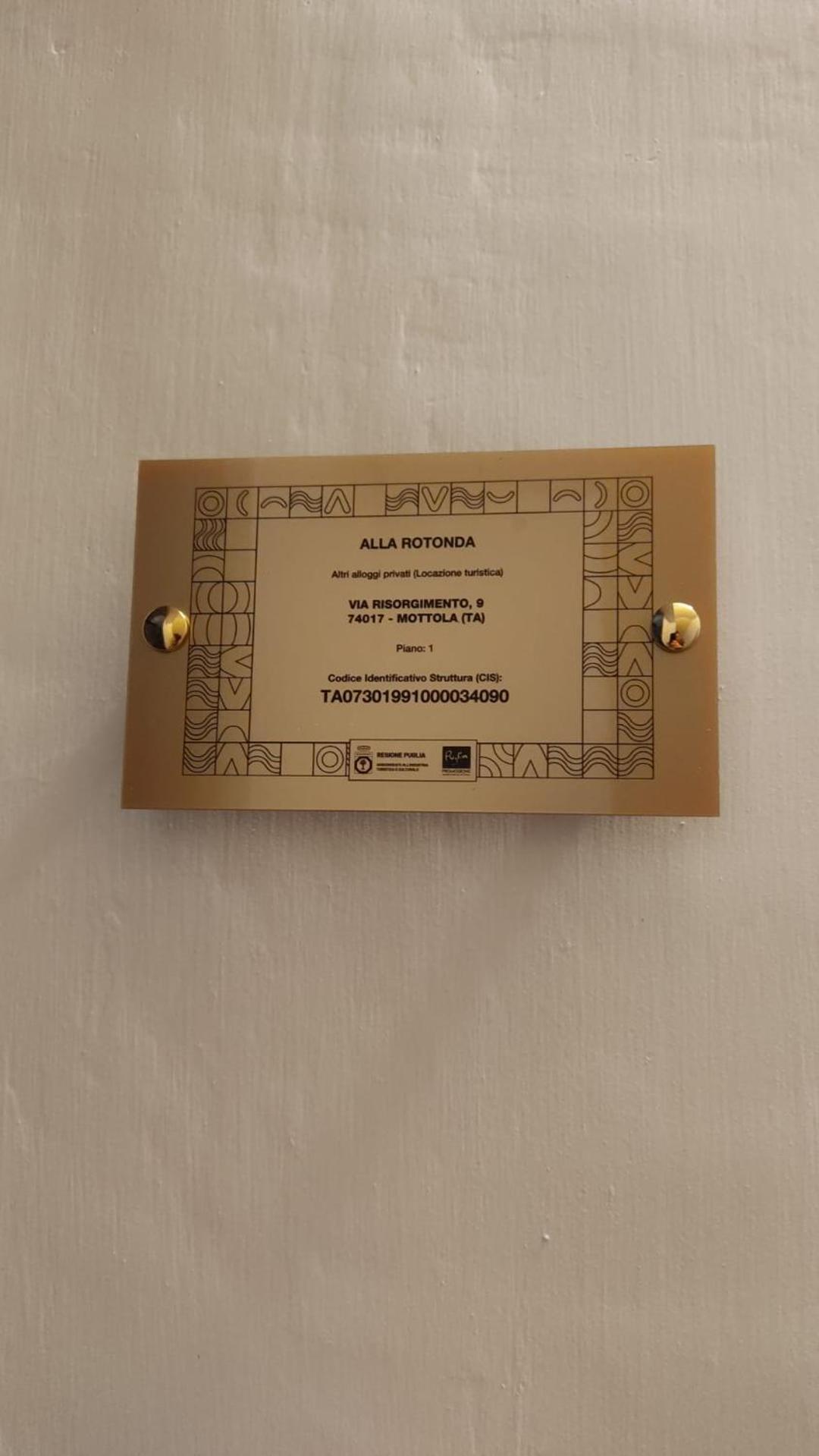 Dimora Storica Alla Rotonda Mottola Zewnętrze zdjęcie